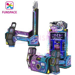 Máquina <span class=keywords><strong>de</strong></span> <span class=keywords><strong>Juegos</strong></span> Simulador Funspace, Operada con Monedas, para 2 Jugadores, <span class=keywords><strong>de</strong></span> Disparos Rápidos, Máquina <span class=keywords><strong>de</strong></span> Juego Arcade <span class=keywords><strong>de</strong></span> Disparos con Pistola Láser - Product Image 6