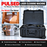 Machine de nettoyage au laser pulsé HS LASER Smart 300W avec laser JPT pour l'élimination de la rouille des métaux
