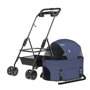 Carrito Plegable Portátil para Mascotas, Venta al Por Mayor de Fábrica, Tamaño Grande y Pequeño, Diseño Moderno, Bolsa para Viajes de Perros y Gatos, Hecho en China - Product Image 1