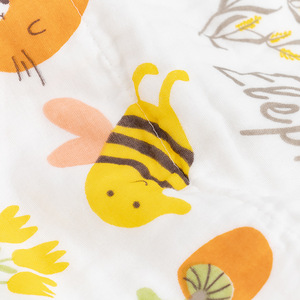 Serviette <span class=keywords><strong>de</strong></span> <span class=keywords><strong>bain</strong></span> et couverture pour bébé, haute densité, en gaze <span class=keywords><strong>de</strong></span> coton pur, super douce et absorbante, motif dessin animé/fleurs, serviette <span class=keywords><strong>de</strong></span> <span class=keywords><strong>bain</strong></span> pour nouveau-né - Product Image 5