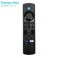 Control Remoto ES-RM113-1-V a Precio de Fábrica para el Nuevo Google Chromecast 4k TV, Decodificador con Google Voice, Smart TV G9N9N, Control por Voz BT IR