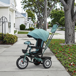 <span class=keywords><strong>Triciclo</strong></span> Multifuncional para Niños BAB WAY <span class=keywords><strong>con</strong></span> Manillar de Empuje, <span class=keywords><strong>Triciclo</strong></span> Ajustable 3 en 1 para Bebés de 1 a 5 Años y DDP - Product Image 6