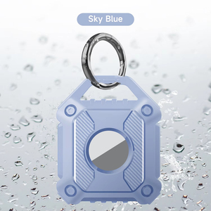 HUANLONG para Apple AirTag llavero titular caso tornillo de silicona cubierta completa protección rastreador llavero para impermeable Airtag caso - Product Image 2