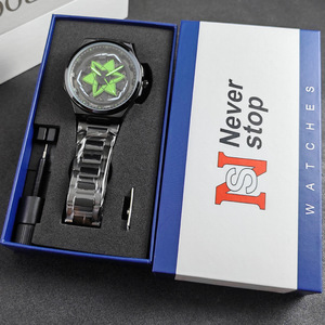 นาฬิกาข้อมือแบบหมุนได้รุ่นใหม่ปี 2026 ดีไซน์ล้อแม็กซ์แต่ง นาฬิกากันน้ำ ดีไซน์ล้อแม็กซ์มอเตอร์ไซค์ นาฬิกาข้อมือแบบหมุนได้ - Product Image 4