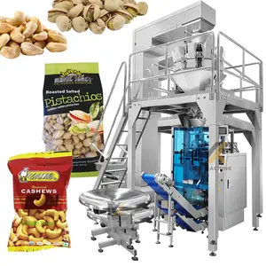 Máquina automática de envasado de anacardos con sello de llenado vertical, máquina de envasado de nueces y pistachos