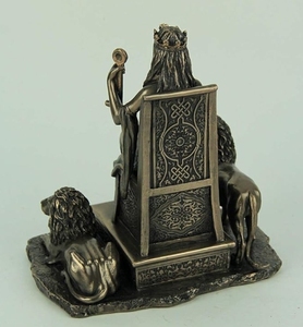 Estatua revestida de bronce de la antigua diosa <span class=keywords><strong>madre</strong></span> griega en resina - Product Image 4