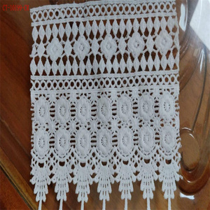 Rộng ren trimtulle lưới may vá Ribbon frills ren cổ áo đàn hồi Ruffle Trim cho may quần áo DIY may mặc Vải - Product Image 1