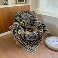 2025 chaud en gros Polyester coton Art déco Super doux tapisserie jeter couverture grand chaud adapté à toutes les saisons lit canapé
