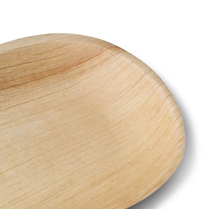 Assiettes en feuilles de palmier en forme de goutte d'eau de 17 cm pour bar et service d'événements en boîte de nuit - Product Image 5