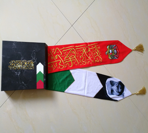 Custom UAE National Day <strong>Scarf</strong> Free Sample Stock <strong>Heat</strong> Transfer Printing UAE Flag <strong>Scarf</strong> Flag Color <strong>Scarf</strong> - Product Image 4
