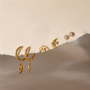Boucles d'oreilles en forme de colombe, en acier inoxydable 18 carats, bijoux fantaisie pour femmes, style élégant et chic - Product Image 4