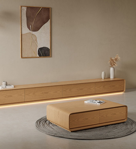 Mobile <span class=keywords><strong>TV</strong></span> Moderno Personalizzato con LED, Ampio Spazio di Archiviazione e Ripiano Aperto per <span class=keywords><strong>TV</strong></span> da 75 Pollici, Ideale per <span class=keywords><strong>Soggiorno</strong></span> - Product Image 2