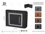 Portafoglio da uomo Porta carte di credito minimalista in pelle sintetica in microfibra da 5 pollici - Product Image 1