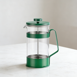 Cafetière en verre écologique 350-1000ML en verre borosilicate réutilisable sans BPA pour la maison, le bureau et la vie quotidienne - Product Image 1