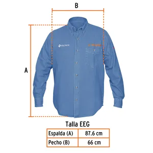 Uovo Truper camicia in Denim uomo manica lunga 1 unità in confezione - Product Image 3