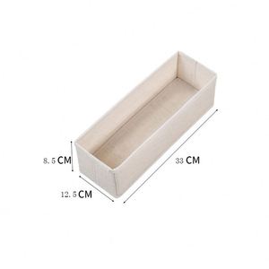 Foldable Fabric Wardrobe Drawer Closet Divider Cubes Containers Drawer Organiser Storage <b>Box</b> for Underwear <b>Clothes</b> - Product Image 3