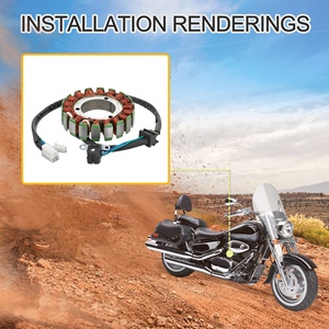 Reemplazo <span class=keywords><strong>de</strong></span> bobina <span class=keywords><strong>de</strong></span> estator <span class=keywords><strong>de</strong></span> motocicleta GOOFIT para Suzuki VL1500 Boulevard C90 C90T 2005-2009 32101-10F10 32101-10F11 - Product Image 6