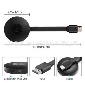 หน้าจอ HDTV ไร้สายอะแดปเตอร์ออกอากาศ dongle AirPlay DLNA สำหรับ Android iOS HD โทรศัพท์ไปยังทีวีโปรเจคเตอร์ - Product Image 5