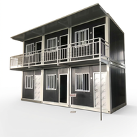 Maison conteneur modulaire préfabriquée de 20 pieds et 40 pieds, bureau conteneur détachable