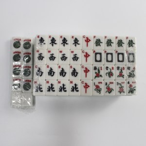 In Stock Standard 166 Tiles American <b>Mahjong</b> <b>Set</b> Melamine Printed Mah Jongg with Joker Tiles - Product Image 4