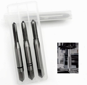 BOMI BMKK-203 – Lot de 6 forets et taraudeurs combinés HSS étamés M3-M10 pour <span class=keywords><strong>m</strong></span>étaux – Vente en gros - Product Image 2