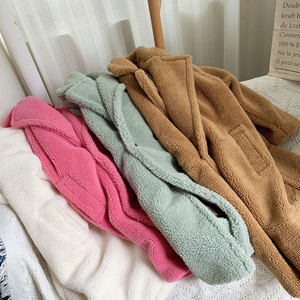 Abrigo de invierno de talla grande para mujer, chaqueta gruesa y cálida, gabardina larga de lana de oveja - Product Image 6