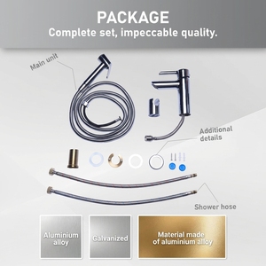 Rubinetto miscelatore monocomando da lavabo a montaggio su piano, cromato, per bagno, <span class=keywords><strong>sanitari</strong></span> - Product Image 5
