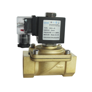 โซลินอยด์วาล์วน้ำ อากาศ แก๊ส ทองเหลือง ขนาด DN20 DN25 1 2 3 นิ้ว 24V 12V - Product Image 3