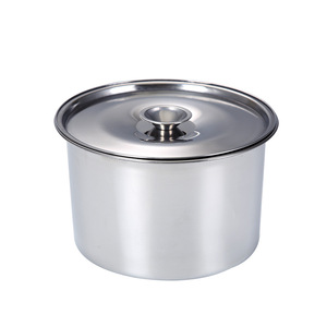 Stainless Steel Seasoning <b>Jar</b> With Lid 304 Kitchen <b>Spice</b> Container For Commercial Use - Product Image 1
