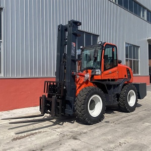 Montacargas Diésel TOSH de Alta Calidad con Cargador Frontal y Mástil Triple en Venta - Product Image 5