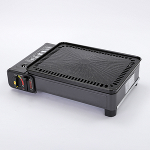 Tragbarer Outdoor-BBQ-Grill mit Propan-Butan-Gasbrenner, Grillrost, windgeschützt für <span class=keywords><strong>Camping</strong></span> und Picknick - Product Image 4