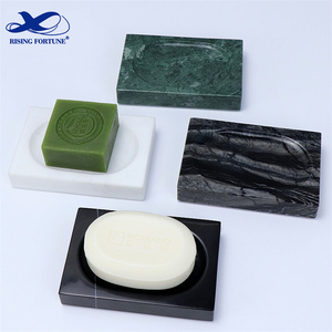 Jabonera artesanal para baño, jabonera de piedra Natural, Barra de <span class=keywords><strong>ducha</strong></span> de piedra de mármol de lujo, jabonera individual para Hotel - Product Image 5