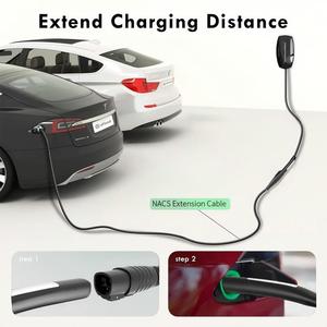 Câble <span class=keywords><strong>d</strong></span>'extension de charge NACS mâ<span class=keywords><strong>le</strong></span>-femelle pour Tesla <span class=keywords><strong>et</strong></span> véhicules électriques américains, utilisation domestique pour <span class=keywords><strong>la</strong></span> charge de niveau 2 - Product Image 5