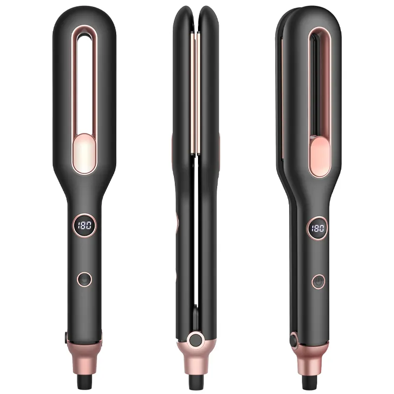 Resuxi HS-709 New Design Hair Care Flat Iron with PTC Quick Heating 3D Floating Titanium Plate Hair Straightener