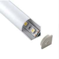 Profilé en aluminium LED de haute qualité pour bande lumineuse, profilé en aluminium LED pour cloison sèche, bande lumineuse LED