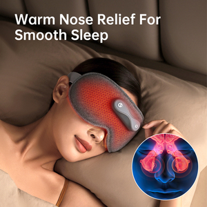 Masker tidur 3D kompresi panas mewah baru Masker Mata gambar khusus 3D masker tidur tidur tidur sutra pemberat perjalanan Masker Mata katun - Product Image 5