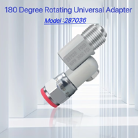 Pulvérisateur de peinture sans air 287036 avec joint pivotant à 180° °   Adaptateur universel rotatif 3600 PSI pour pistolet de pulvérisation sans air