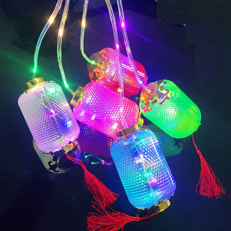 Portable LED lanterns children toys colorful flashing lanterns new year festival supplies