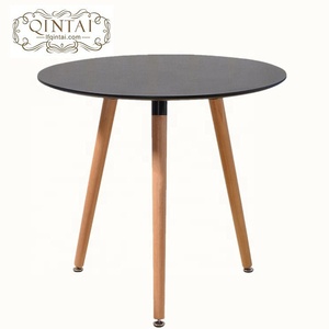 <span class=keywords><strong>Mesa</strong></span> de comedor redonda de madera MDF, venta al por mayor, proveedores de China, nueva producción, aspecto escandinavo, estilo nórdico, 60cm70cm80cm - Product Image 2