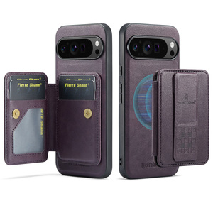 Para <span class=keywords><strong>Google</strong></span> <span class=keywords><strong>Pixel</strong></span> 10 Pro XL Wallet Case <span class=keywords><strong>2</strong></span> en 1 <span class=keywords><strong>Funda</strong></span> de cuero desmontable Wallet Case <span class=keywords><strong>Funda</strong></span> protectora con soporte Tarjetero - Product Image 4