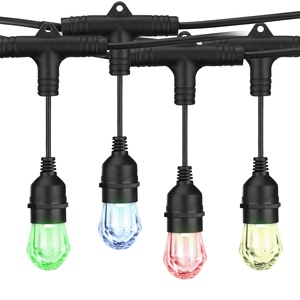 Tira de luces led inteligente con wifi para decoración de fiestas, tira de luces led de 24 pies, 36 pies y 48 pies, RGB, CCT - Product Image 2