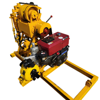 Foreuse sur chenilles portable Feiyang FY-70 70m à moteur diesel, vente directe usine - Compacte, diamètre de forage 60-200mm, 300KG, 220V, eau