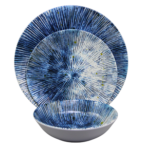 Assiette de <span class=keywords><strong>table</strong></span> ronde en mélamine noire 100 % plastique pour la vente en gros – <span class=keywords><strong>Vaisselle</strong></span> et services de <span class=keywords><strong>table</strong></span> - Product Image 6