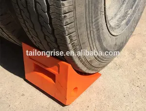 30 Ton Truck Tire Anti-skid Polyurethane Wheel Stop Block PU Foam Urethane Wheel Chock