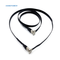 Cable de Extensión USB 2.0 de 90 Grados, Tipo C a Tipo C, Adaptador en Ángulo, Cable Plano y Delgado Tipo C
