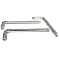T15 T25 T30 Baja Karbon Berlapis Nikel 9 Buah Set Kunci Torx Allen Keamanan untuk Perawatan Furnitur & Perangkat Elektronik DIY