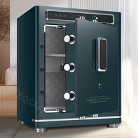 CEQSAFE Coffre-fort numérique intelligent pour la maison, application TUYA, Wifi, Bluetooth, coffre-fort en acier pour le stockage domestique avec serrure biométrique à empreintes digitales