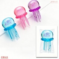 Jouet souple méduse en cristal personnalisé en usine, en gel TPR à rebond lent, anti-stress, à presser, sensoriel, décompression, cadeau