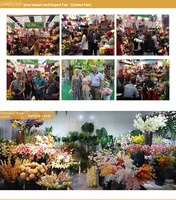 Flores Artificiales para Decoración de Ventanas, Salón, Decoración de Bodas de Estilo Occidental, Tira Decorativa para Mesa Larga