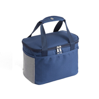 Sac isotherme de gros pour étudiants avec poignée, en tissu Oxford épaissi, fermeture éclair et doublure en feuille d'aluminium pour usage extérieur